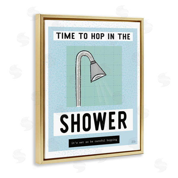 Stupell Industries Melissa Averinos | Bathroom Shower Time Phrase