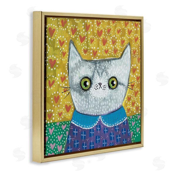 Stupell Industries Melissa Averinos | Kitten With Fun Patterns