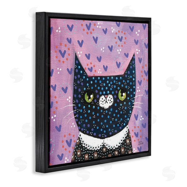 Stupell Industries Melissa Averinos | Whimsical Patterned Cat Wall Art
