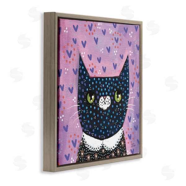 Stupell Industries Melissa Averinos | Whimsical Patterned Cat Wall Art