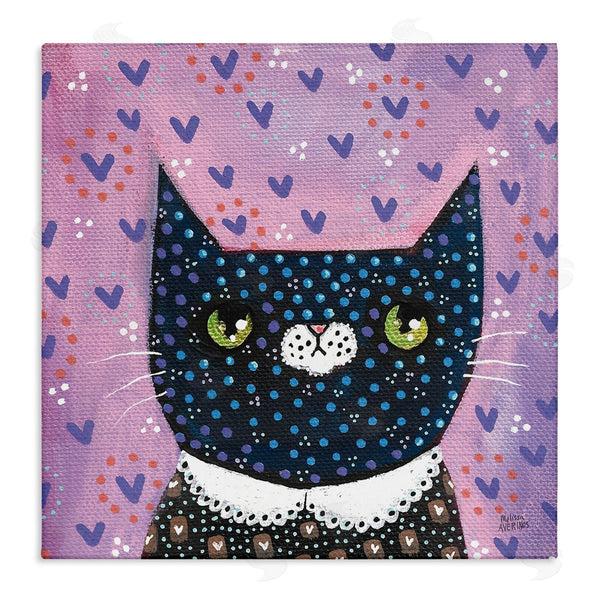 stupell industries Melissa Averinos | Whimsical Patterned Cat Wall Art