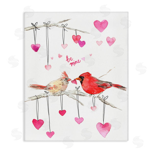 stupell industries Melissa Hyatt | Be Mine Cardinals Wall Art