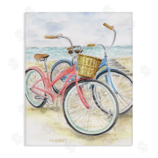 stupell industries Melissa Hyatt | Beach Bikes Parked