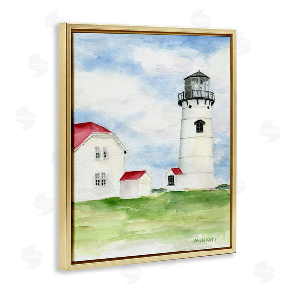 Stupell Industries Melissa Hyatt | Chatham Harbor Lighthouse Coastal Cape Destination Wall Art
