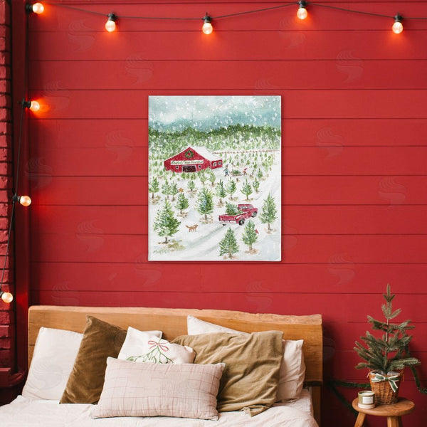 Stupell Industries Melissa Hyatt | Christmas Tree Farm