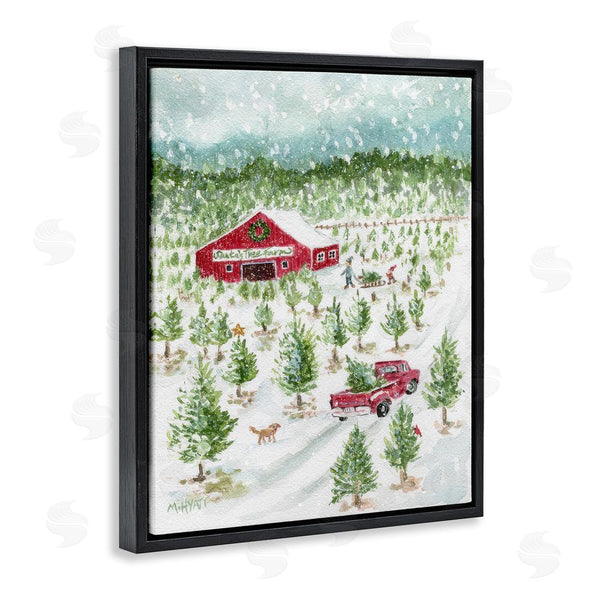 Stupell Industries Melissa Hyatt | Christmas Tree Farm
