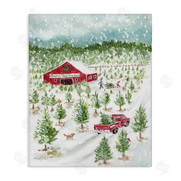 stupell industries Melissa Hyatt | Christmas Tree Farm