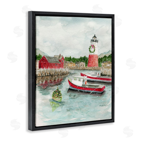 Stupell Industries Melissa Hyatt | Coastal Christmas Harbour