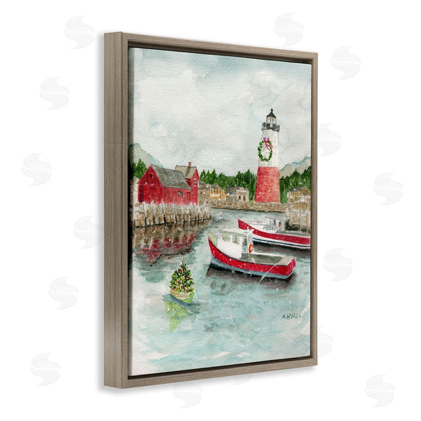 Stupell Industries Melissa Hyatt | Coastal Christmas Harbour