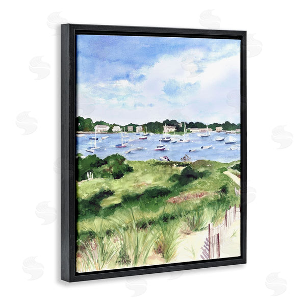 Stupell Industries Melissa Hyatt | Coastal Seaside Boats With Rested Sails