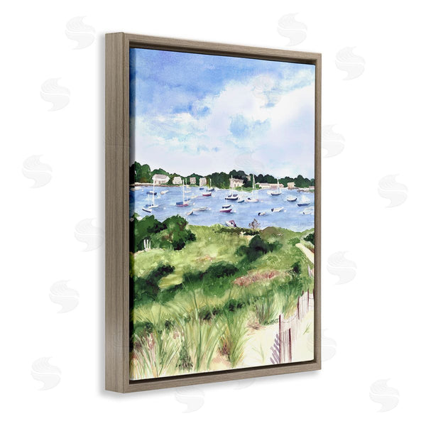 Stupell Industries Melissa Hyatt | Coastal Seaside Boats With Rested Sails