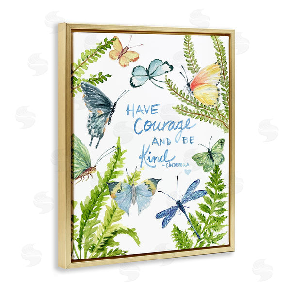 Stupell Industries Melissa Hyatt | Courage And Kindness Phrase