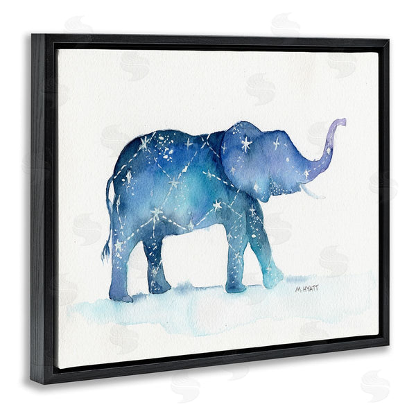 Stupell Industries Melissa Hyatt | Elephant March With Abstract Night Sky Constellation