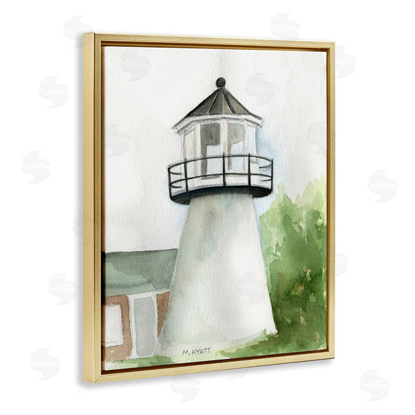 Stupell Industries Melissa Hyatt | Hyannis Coast Lighthouse Waterside Architecture