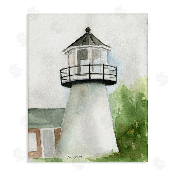 stupell industries Melissa Hyatt | Hyannis Coast Lighthouse Waterside Architecture