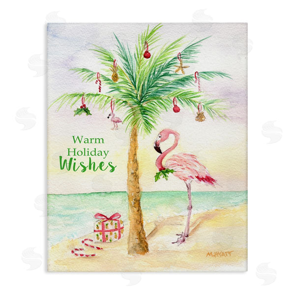 stupell industries Melissa Hyatt LLC | Tropical Flamingo Christmas
