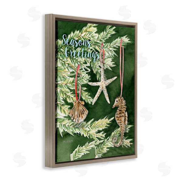 Stupell Industries Melissa Hyatt | Nautical Christmas Tree Seashells