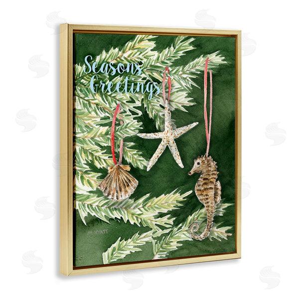 Stupell Industries Melissa Hyatt | Nautical Christmas Tree Seashells