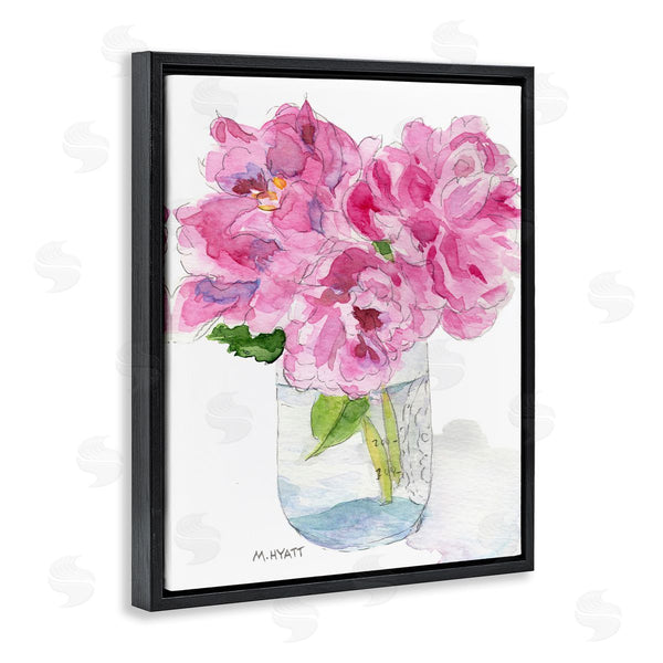 Stupell Industries Melissa Hyatt | Pink Peonies In Classic Canning Jar