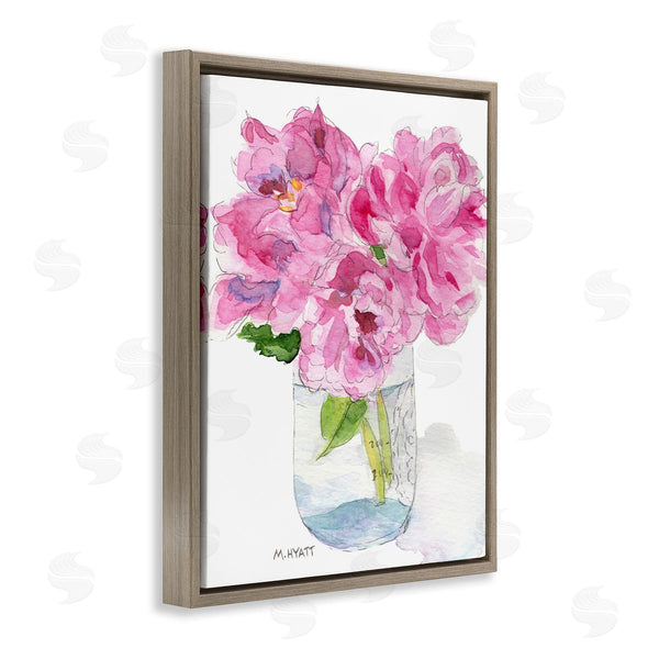 Stupell Industries Melissa Hyatt | Pink Peonies In Classic Canning Jar