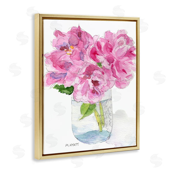 Stupell Industries Melissa Hyatt | Pink Peonies In Classic Canning Jar