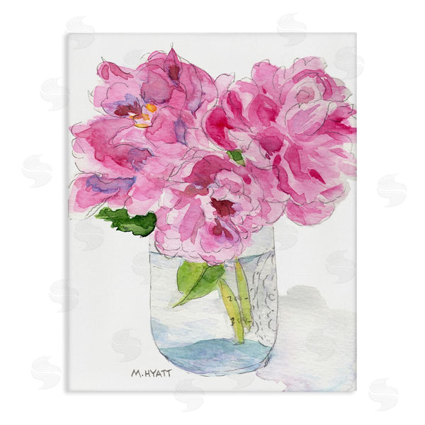 stupell industries Melissa Hyatt | Pink Peonies in Classic Canning Jar