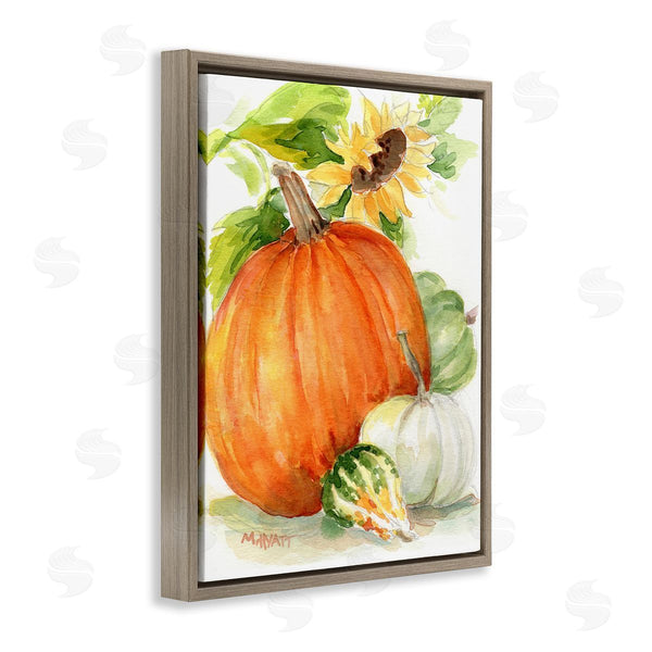 Stupell Industries Melissa Hyatt | Pumpkin Sunflower And Gourd Harvest