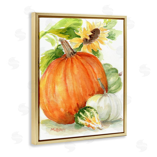 Stupell Industries Melissa Hyatt | Pumpkin Sunflower And Gourd Harvest