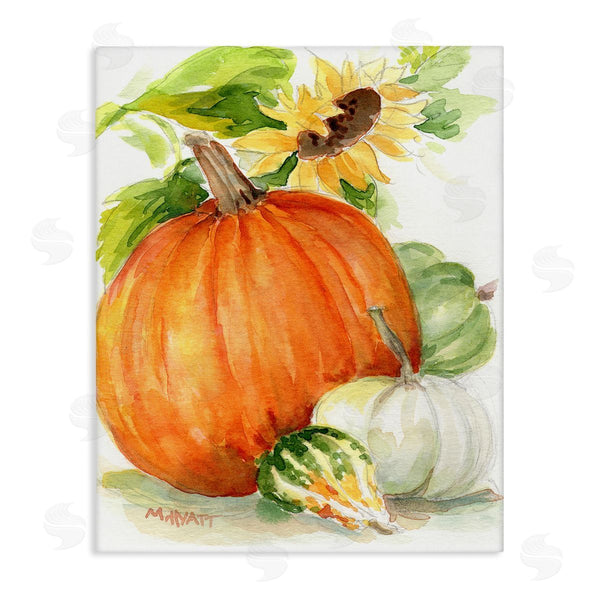 stupell industries Melissa Hyatt | Pumpkin Sunflower and Gourd Harvest