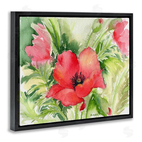 Stupell Industries Melissa Hyatt | Red Poppies Surrounded By Soft Greenery