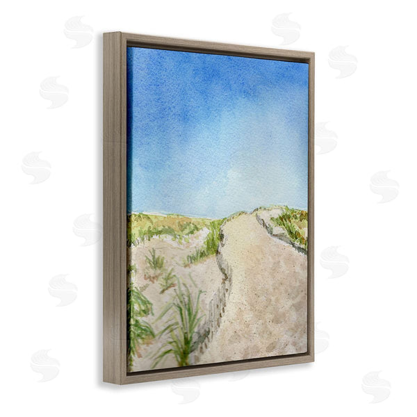 Stupell Industries Melissa Hyatt | Sand Dunes At Beach Coastal Nature Landscape