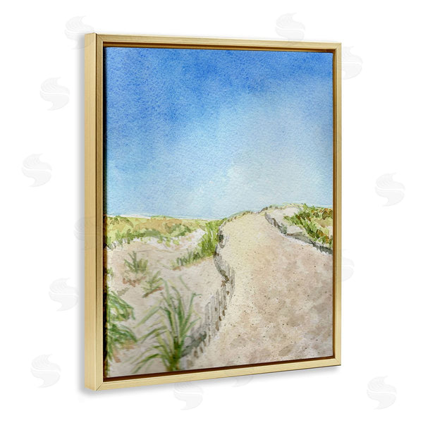Stupell Industries Melissa Hyatt | Sand Dunes At Beach Coastal Nature Landscape