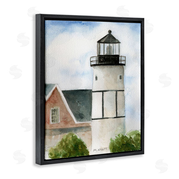 Stupell Industries Melissa Hyatt | Sandy Neck Lighthouse Coastal Beach Architecture