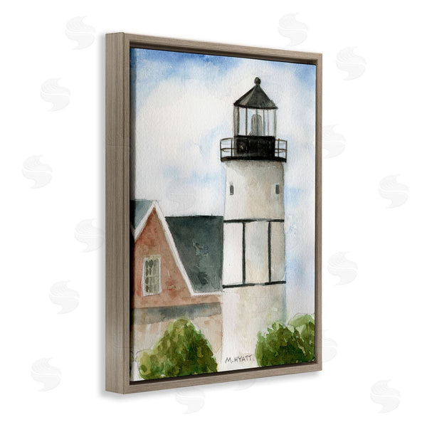 Stupell Industries Melissa Hyatt | Sandy Neck Lighthouse Coastal Beach Architecture