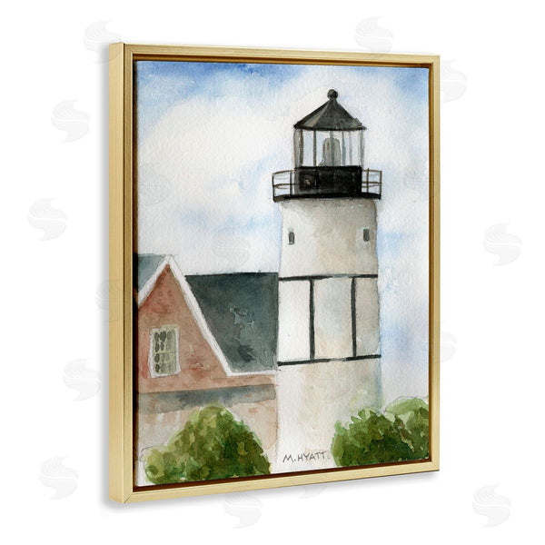Stupell Industries Melissa Hyatt | Sandy Neck Lighthouse Coastal Beach Architecture