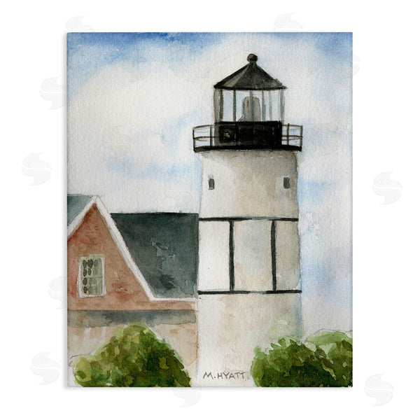 stupell industries Melissa Hyatt | Sandy Neck Lighthouse Coastal Beach Architecture