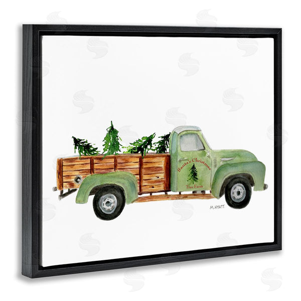 Stupell Industries Melissa Hyatt | Santa's Christmas Tree Farm Truck