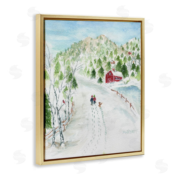Stupell Industries Melissa Hyatt | Steps In Country Snow