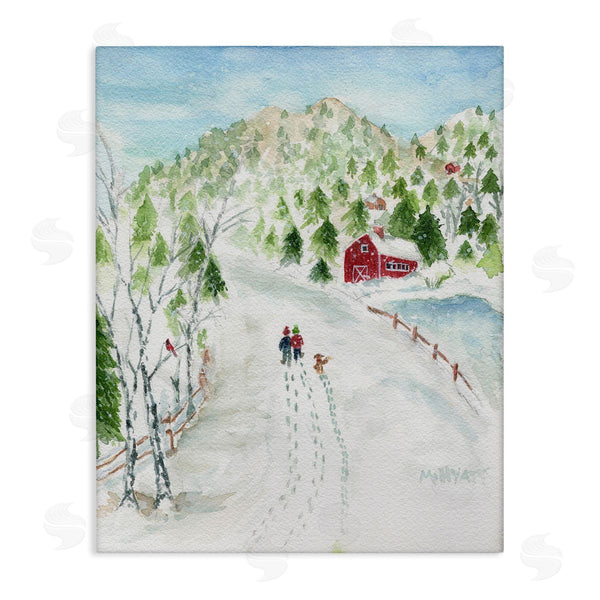 stupell industries Melissa Hyatt | Steps in Country Snow