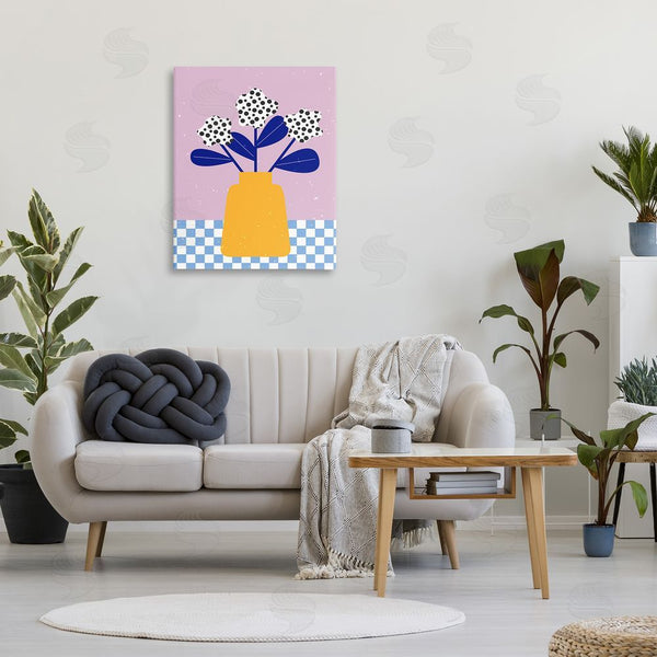 Stupell Industries Melissa Wang | Abstract Dotted Flowers Wall Art