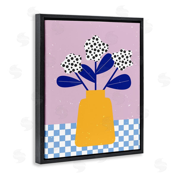 Stupell Industries Melissa Wang | Abstract Dotted Flowers Wall Art