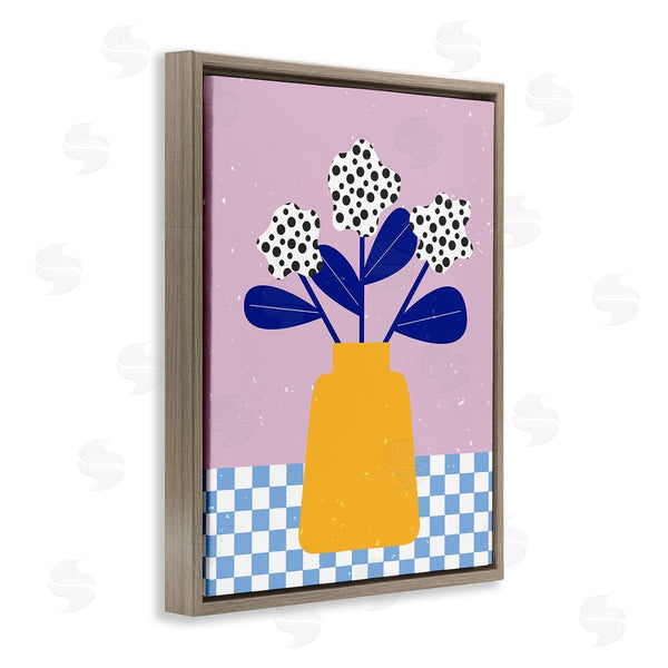 Stupell Industries Melissa Wang | Abstract Dotted Flowers Wall Art