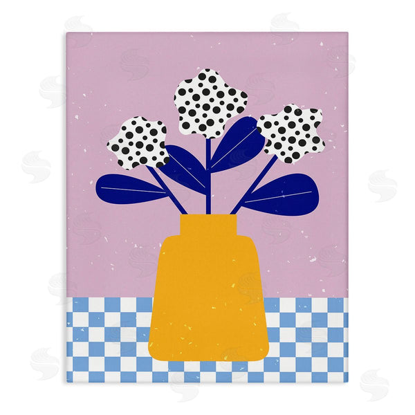 stupell industries Melissa Wang | Abstract Dotted Flowers Wall Art