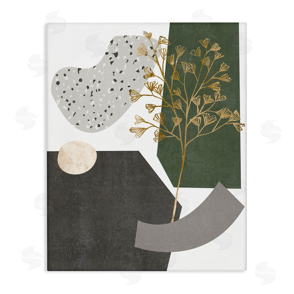 stupell industries Melissa Wang | Abstract Shapes with Golden Detail