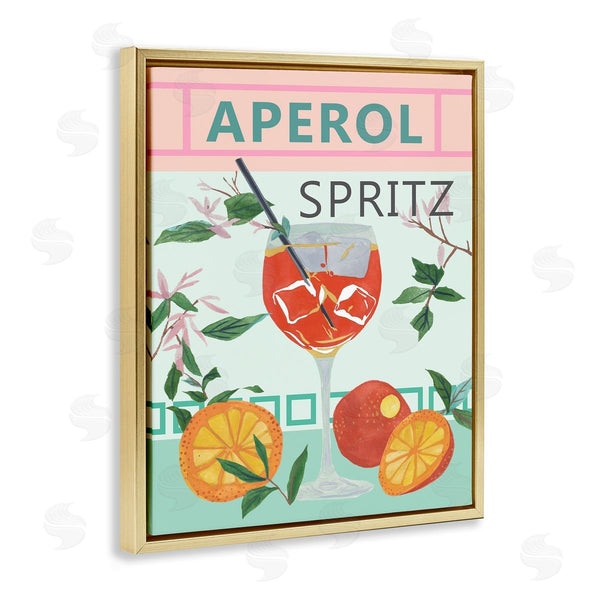 Stupell Industries Melissa Wang | Aperol Tropical Cocktail