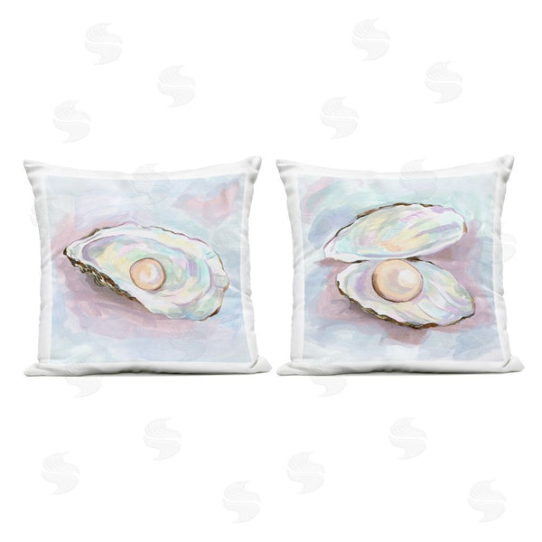 Stupell Industries Melissa Wang | Aquatic Silent Opals Throw Pillow