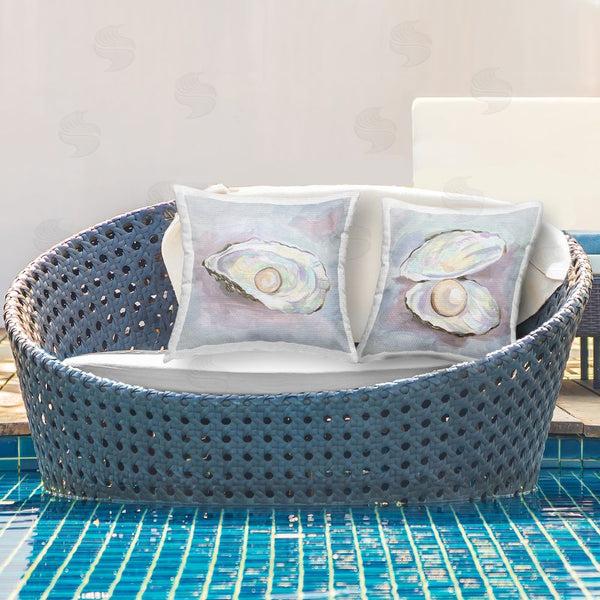 Stupell Industries Melissa Wang | Aquatic Silent Opals Throw Pillow