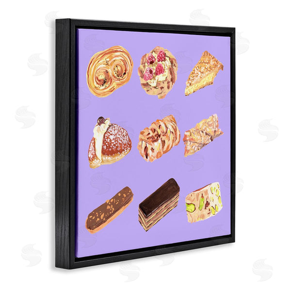 Stupell Industries Melissa Wang | Bakery Goods On Purple