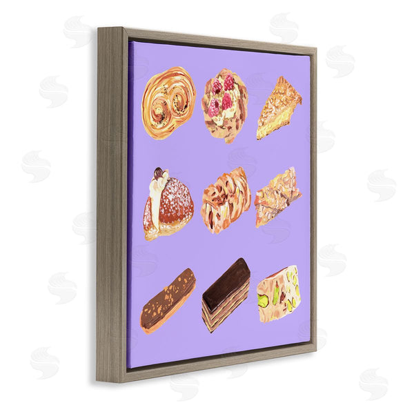 Stupell Industries Melissa Wang | Bakery Goods On Purple