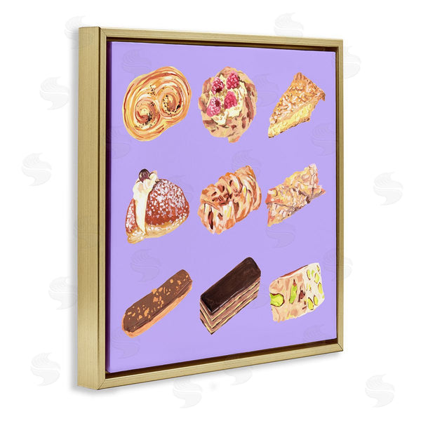 Stupell Industries Melissa Wang | Bakery Goods On Purple
